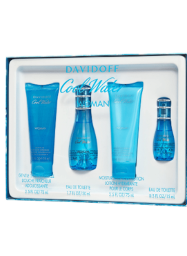 DAVIDOFF COOLWATER GIFT SET FOR WOMEN