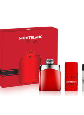 LEGEND RED BY MONT BLANC 100ML EDP 3 PIECE GIFT SET FOR MEN